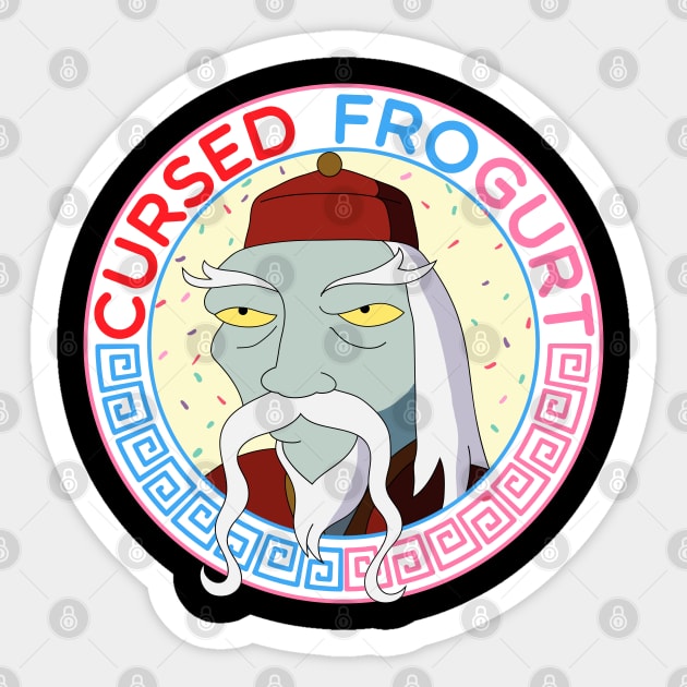 Frogurt Sticker by Teesbyhugo